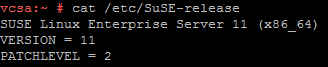 vcsa-suse-version