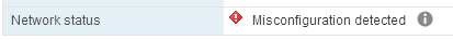 vsan-Network-status-Misconfiguration-detected