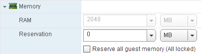 esxi-no-memory-reservation