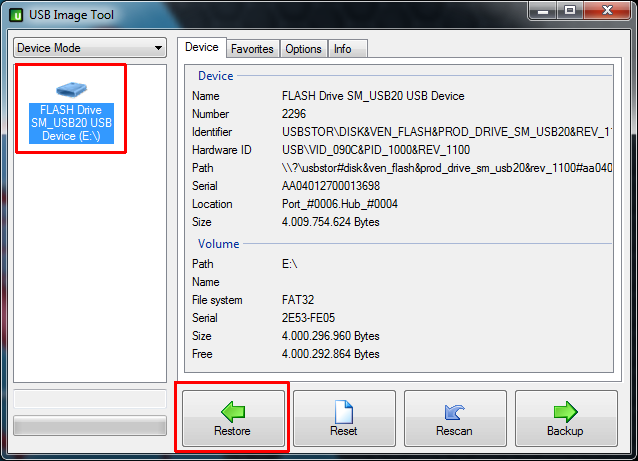 imageUSB v1.3 USB (100% clone)