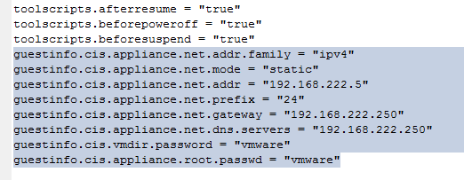 deploy-vcsa6-vmx-settings