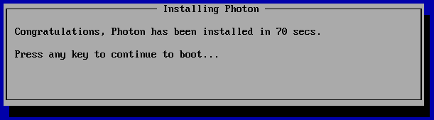 vmware-photon-workstation-installation-finished