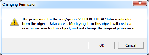 vcenter-inherited-permission-warning