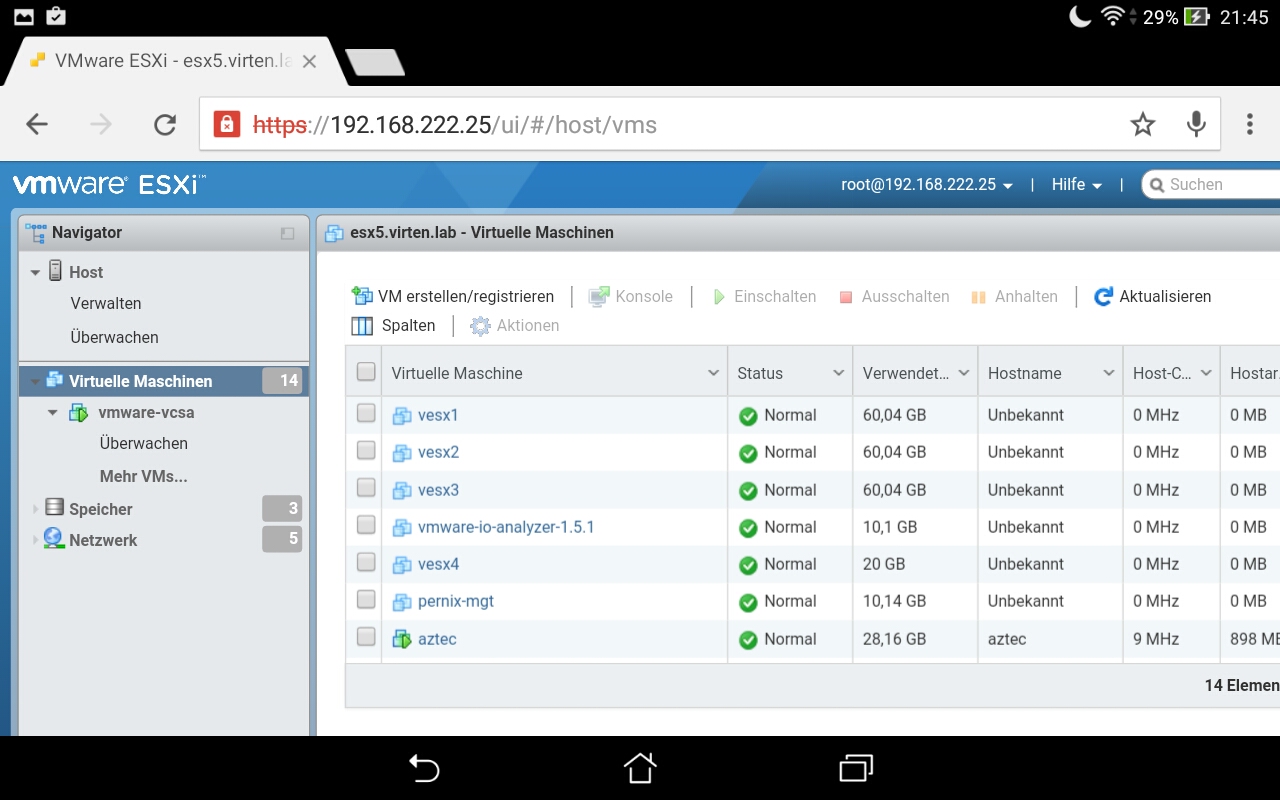 android vmware image