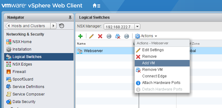 nsx-add-vm-to-logical-switch