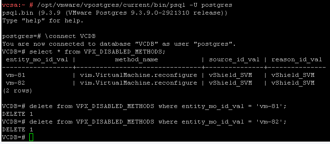 nsx-install-unlock-VPX_DISABLED_METHODS-vcsa