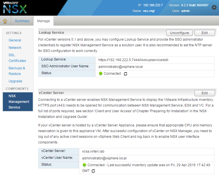 nsx-manager-webinterface-configure-vcenter-connection