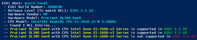 check-vmware-hcl-with-powercli