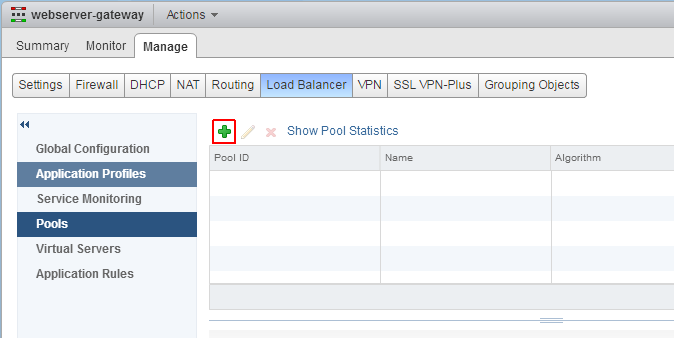 nsx-load-balancer-pools