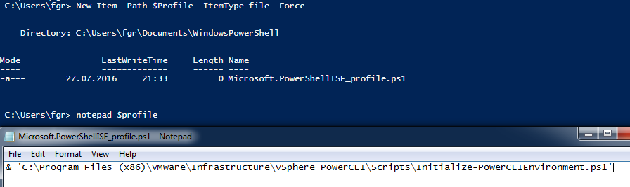 load-powercli6-in-powershell-ise