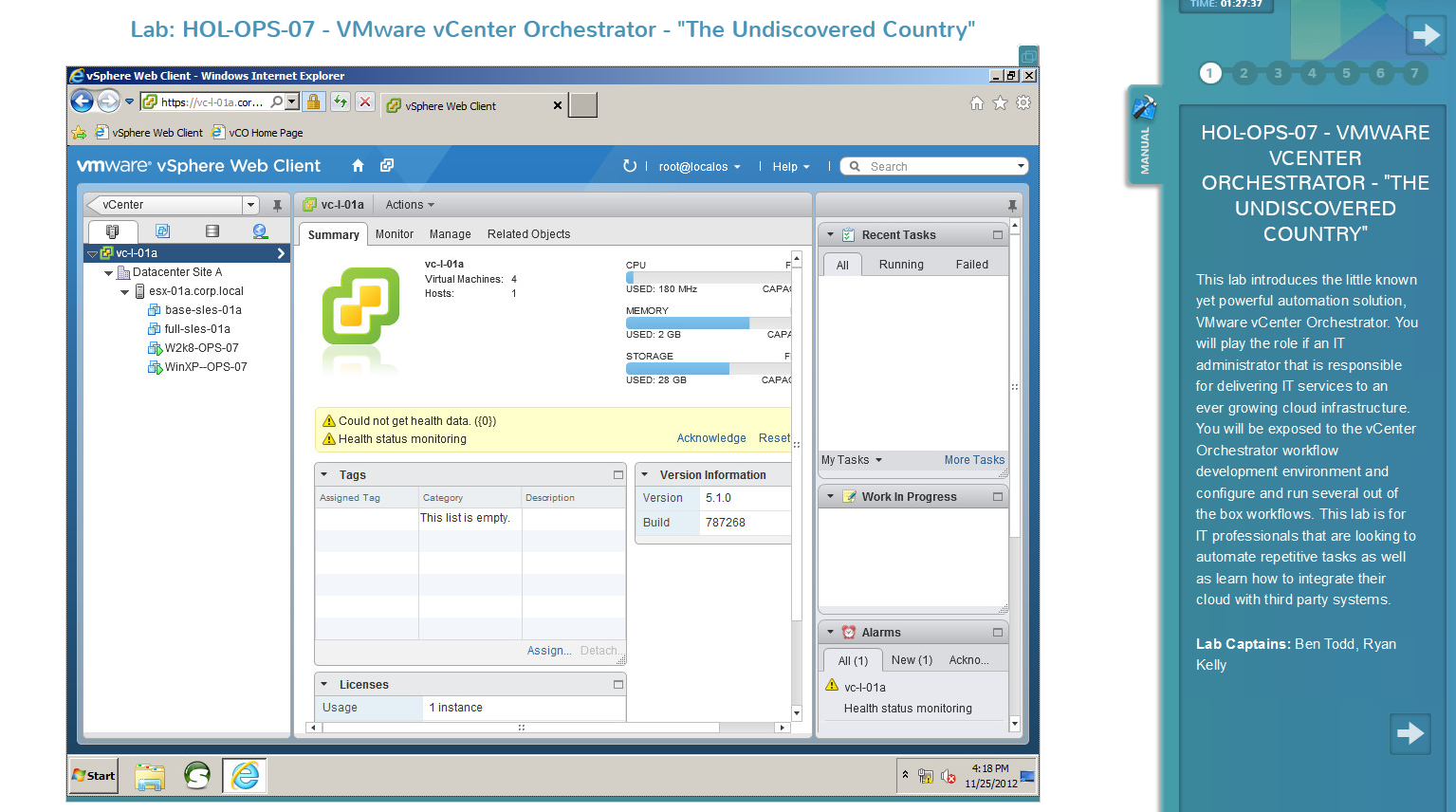 VMware Handson Labs Revolutionized Online Learning Project NEE