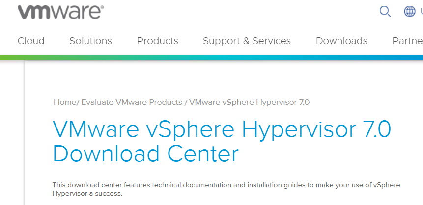 vmware esxi 6.7 download