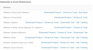 VMware Product Release Tracker (vTracker)